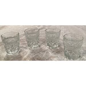 Set of 4 Anchor Hocking Wexford 3.75” Old Fashioned On the Rocks 8 Oz Tumblers